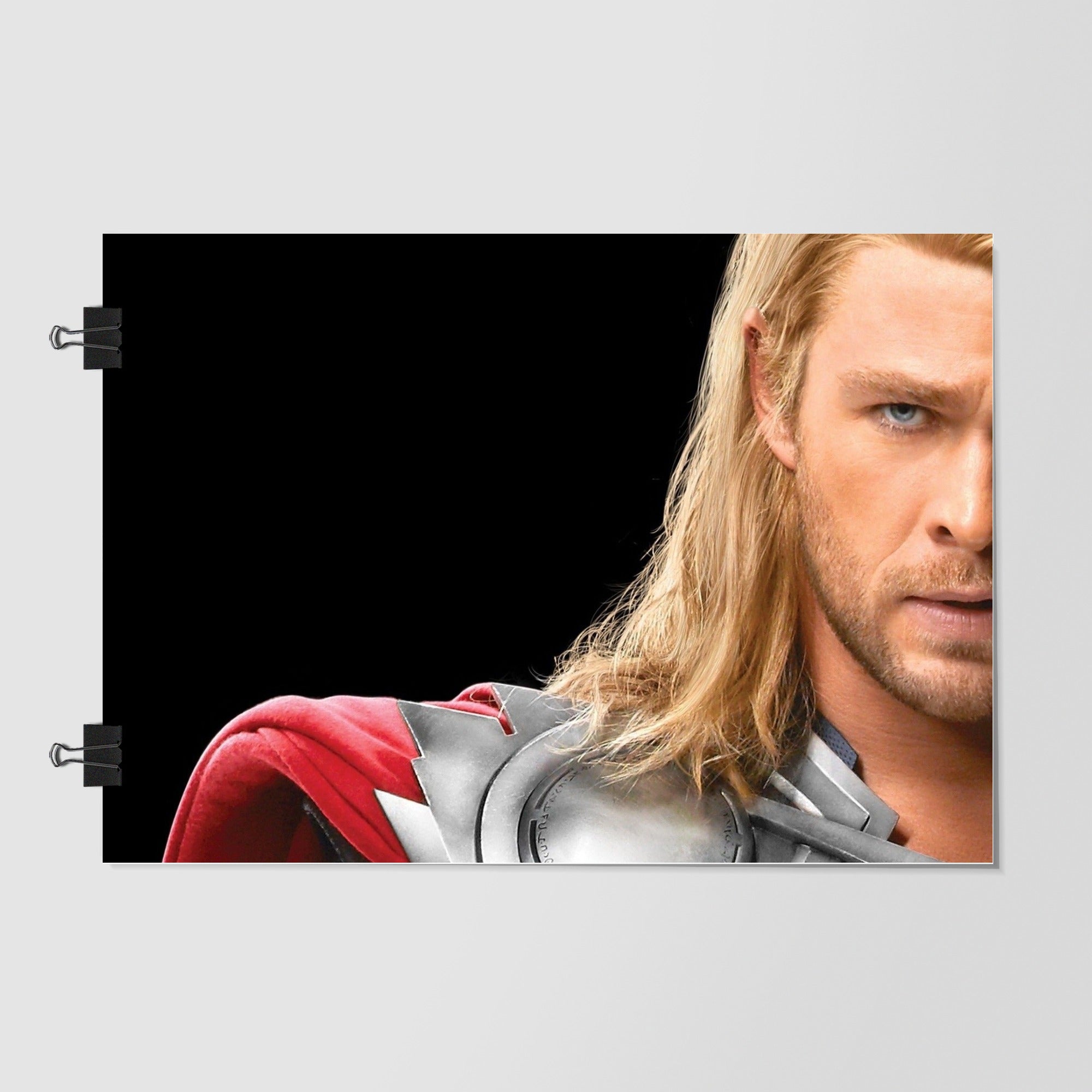 Chris Hemsworth As Thor Black Studio Shot by Decalz