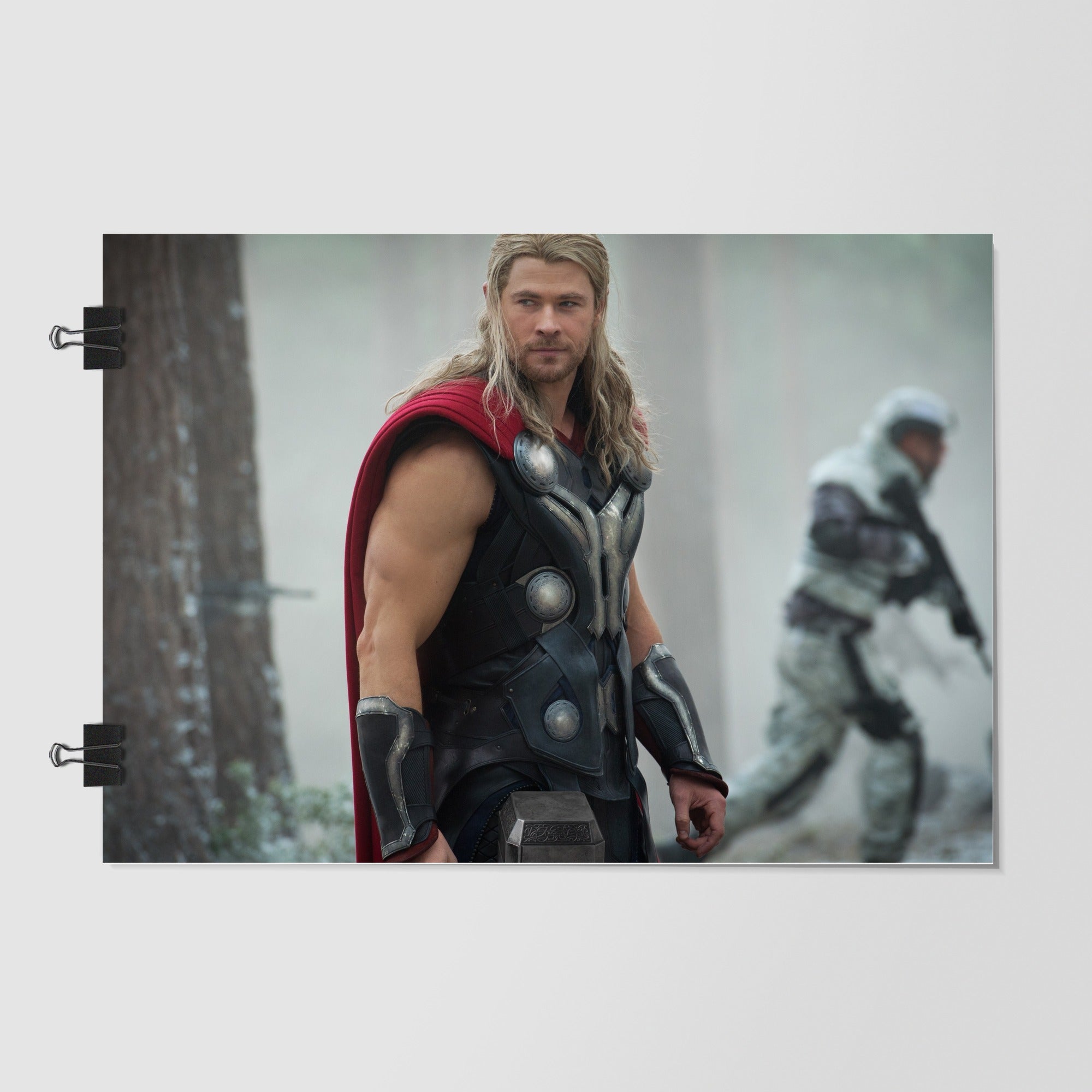 Chris Hemsworth As Thor Gray by Decalz