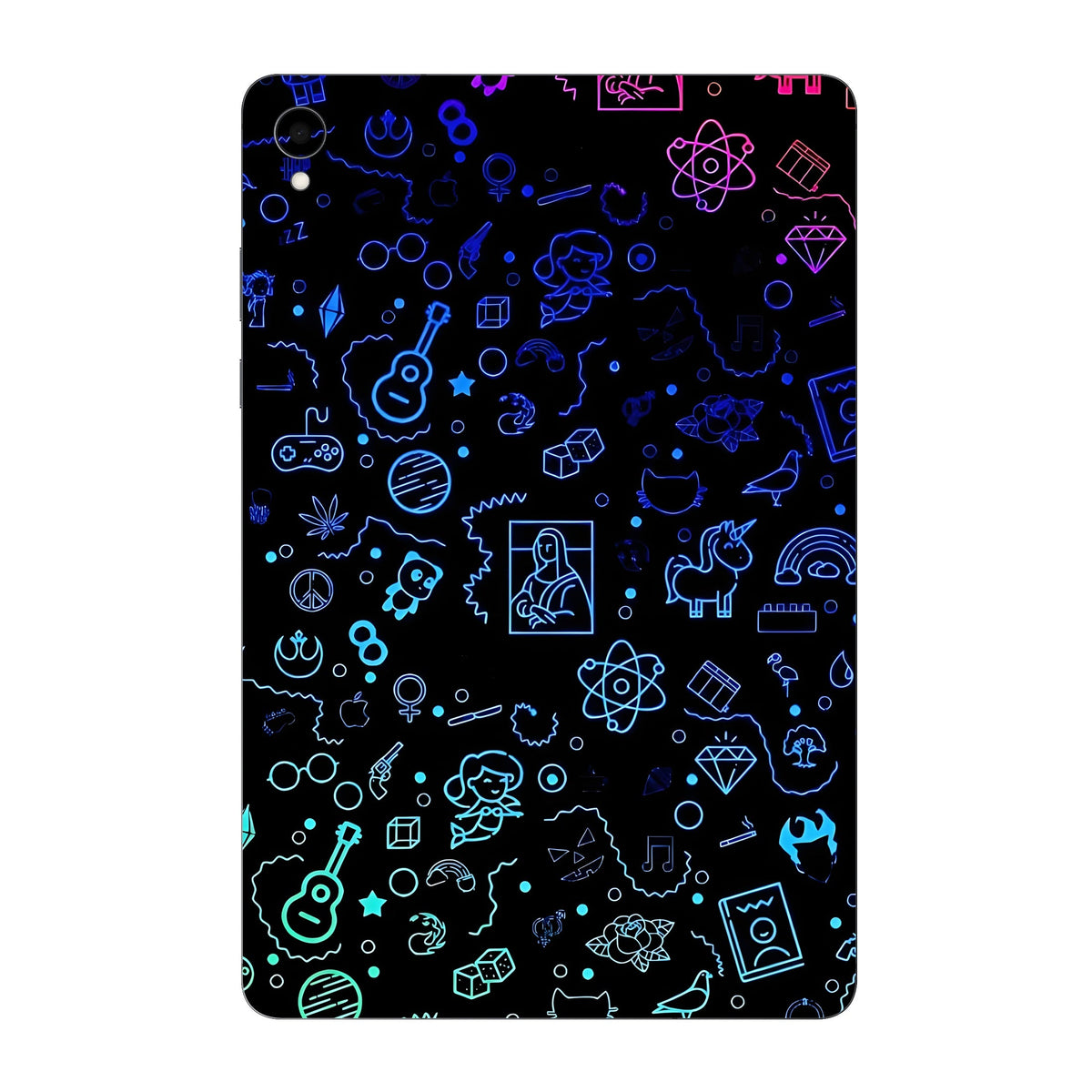 Chroma Doodle skin on Samsung Galaxy Tab S11 by Decalz