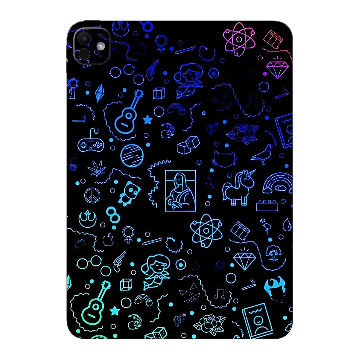 Chroma Doodle skin on iPad Pro 11-inch M5 by Decalz