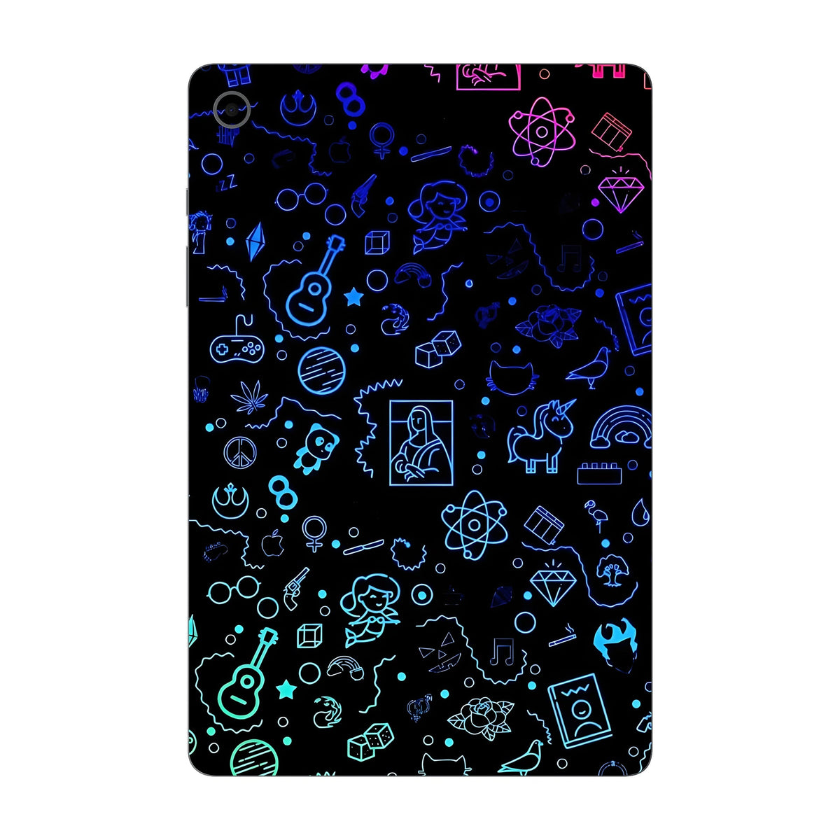 Chroma Doodle skin on Samsung Galaxy Tab S10 Lite by Decalz