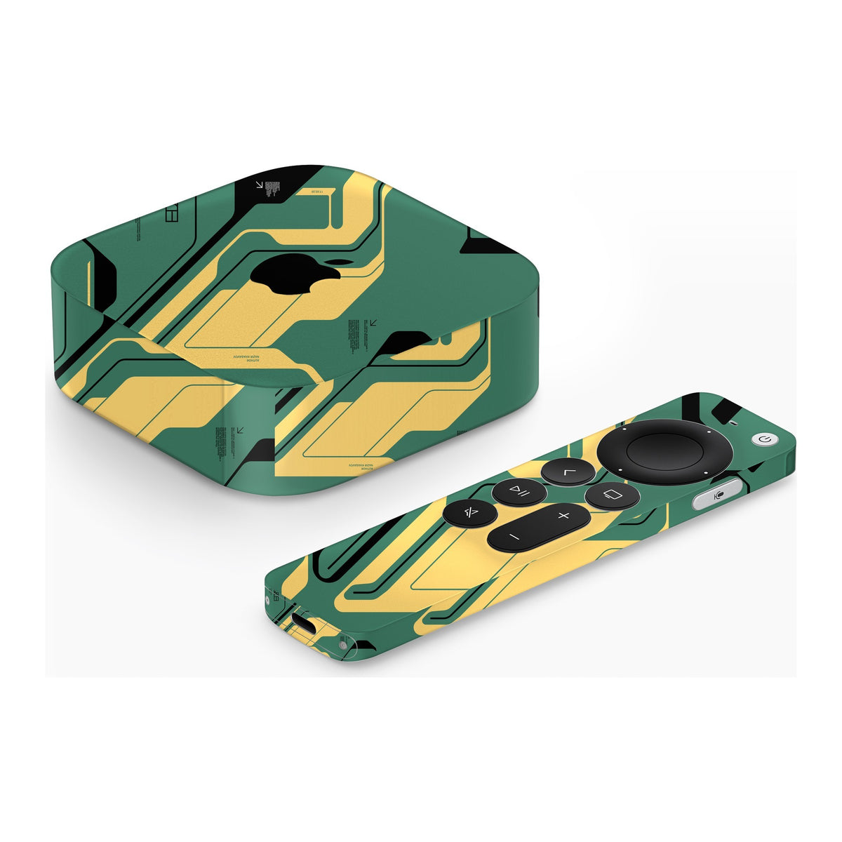 Circuit Green Apple TV 4K (2022) skin by Decalz