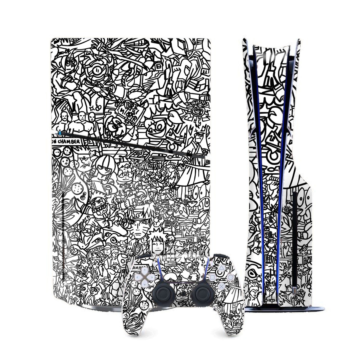 Classic Doodle PlayStation 5 Slim skin by Decalz