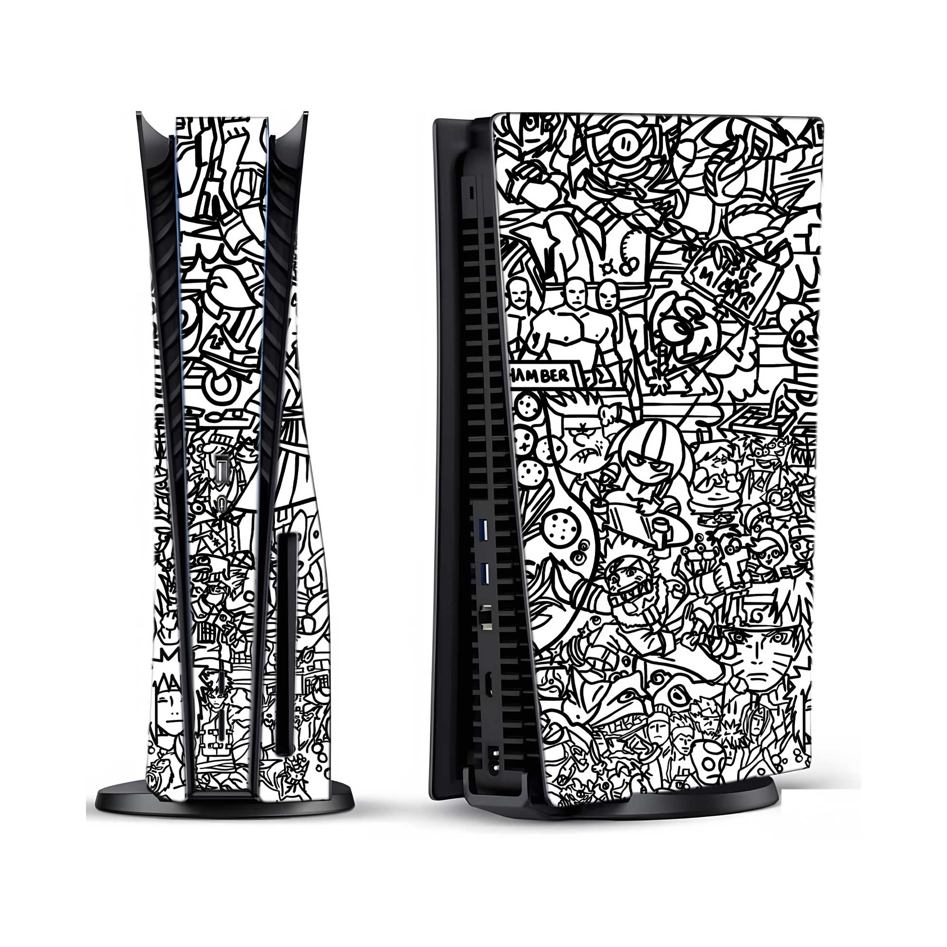 Classic Doodle PlayStation 5 Fat Skins & Wraps