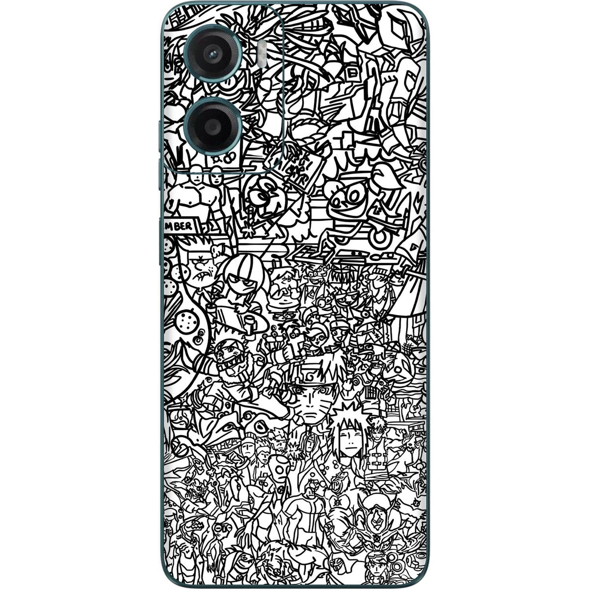 Classic Doodle skin on Moto G05 by Decalz