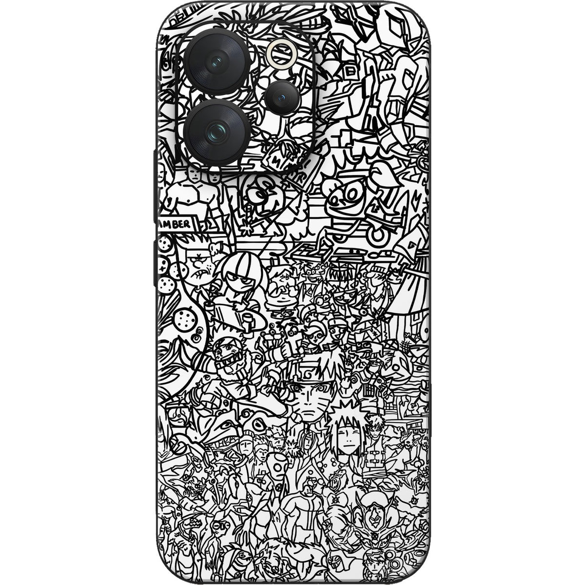 Classic Doodle skin on Vivo V70 (5G) by Decalz