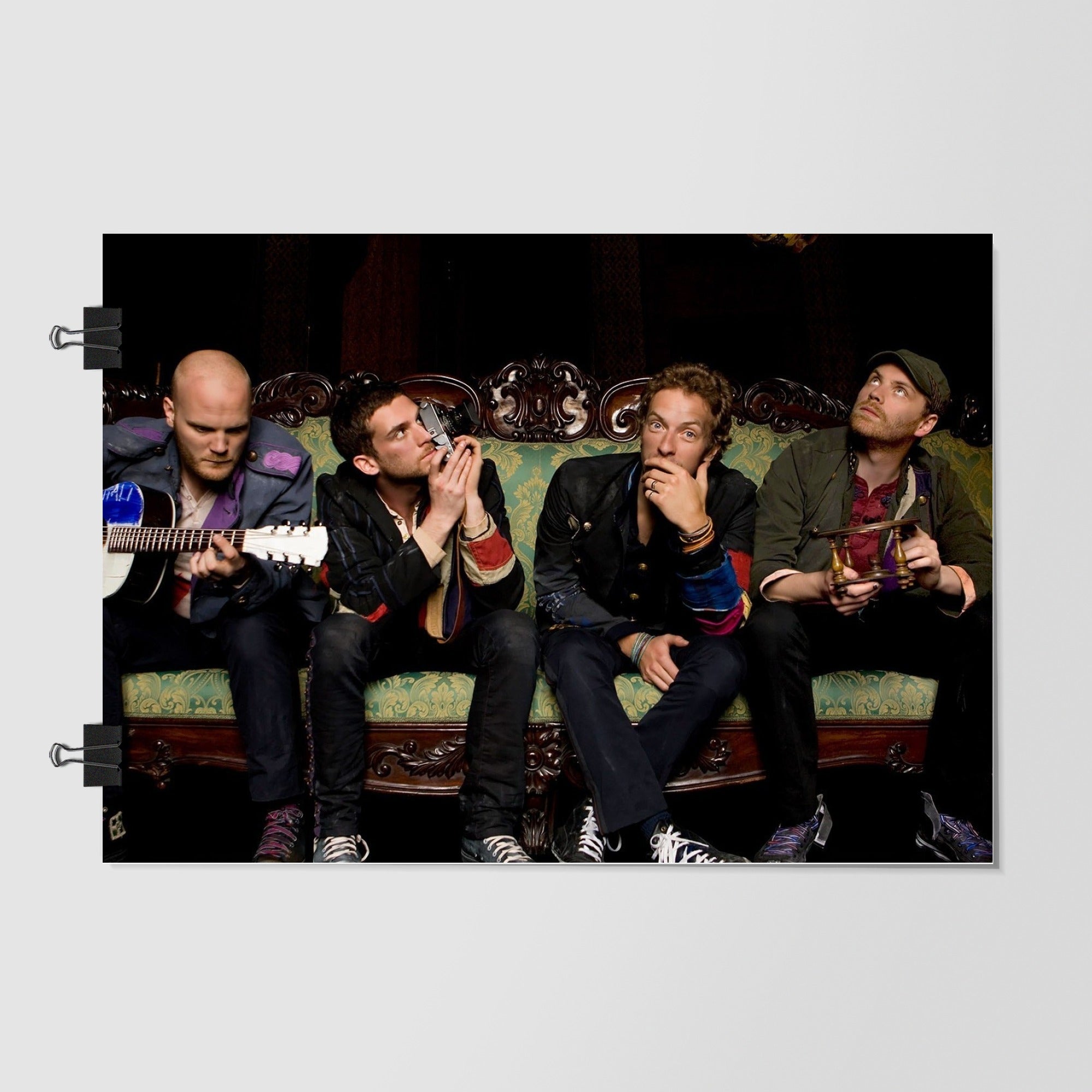 Coldplay Black Rock Band Concert Scene by Decalz