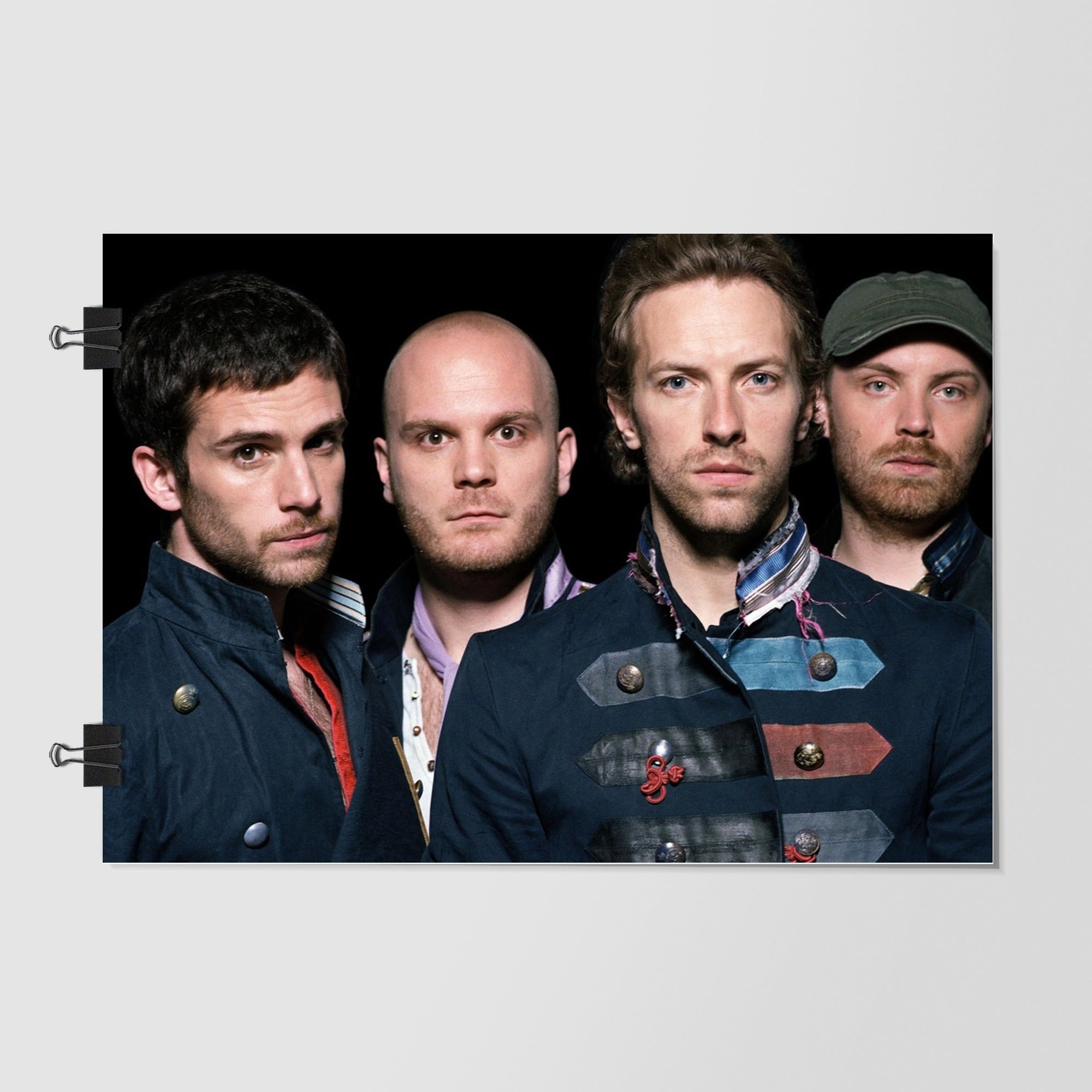 Coldplay Black Rock Band Concert Scene Studio Shot by Decalz