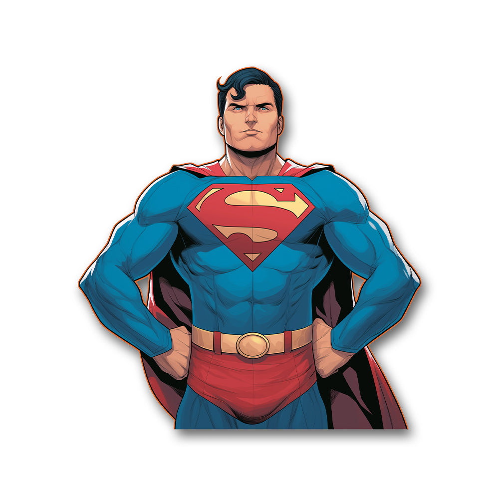 Cool Superman Superhero Sticker