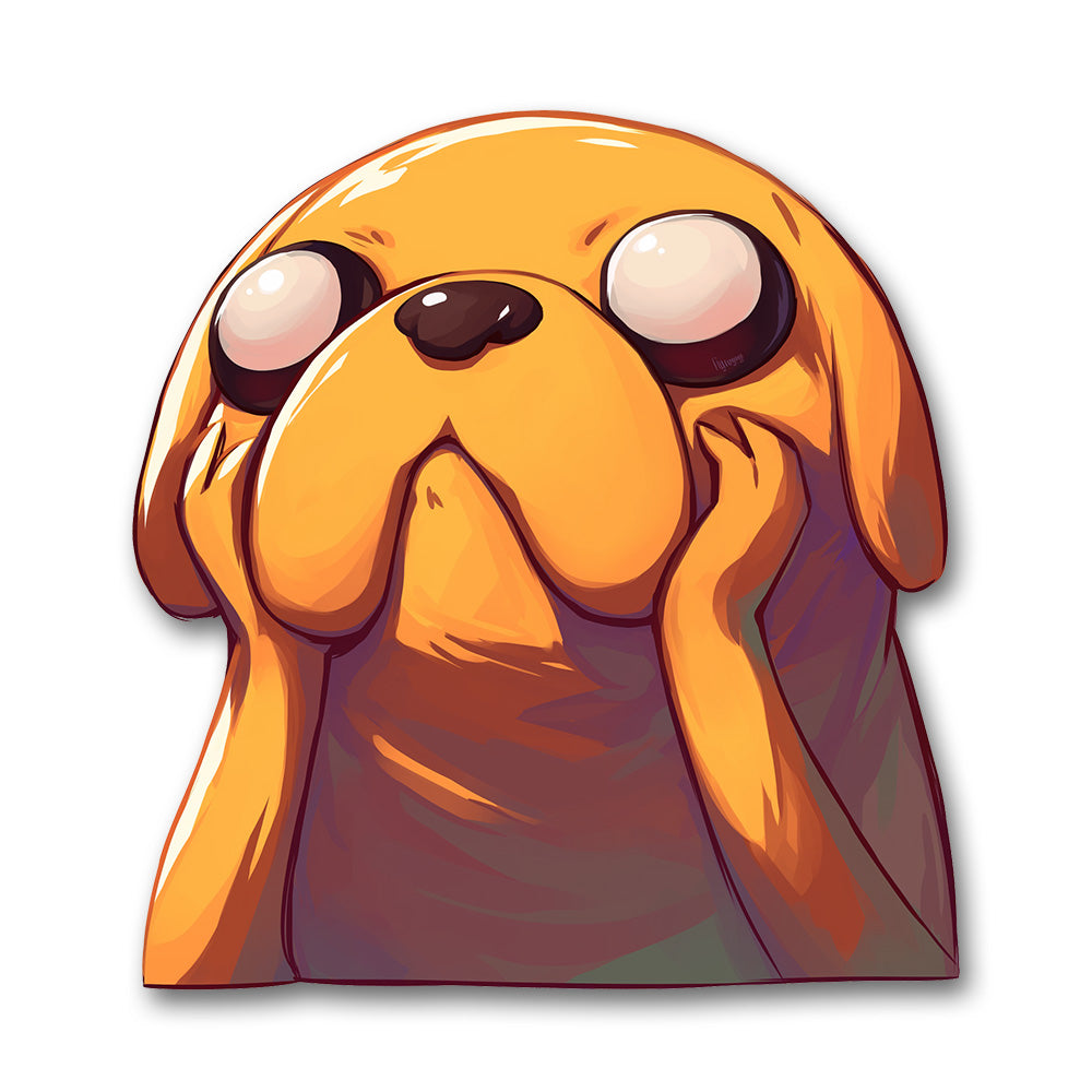 Cool Jake The Dog Adventure Time Sticker