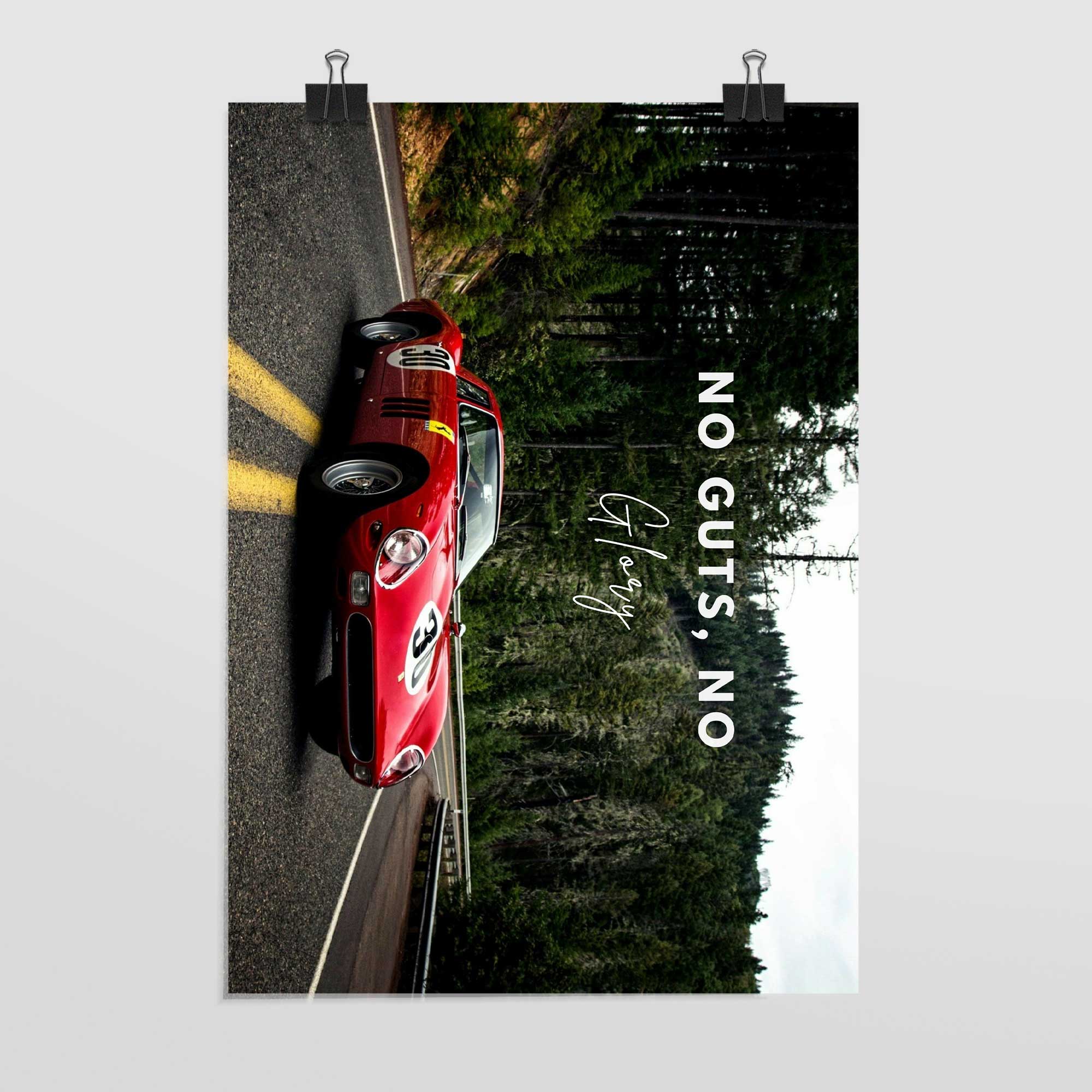 Courage in Red Poster