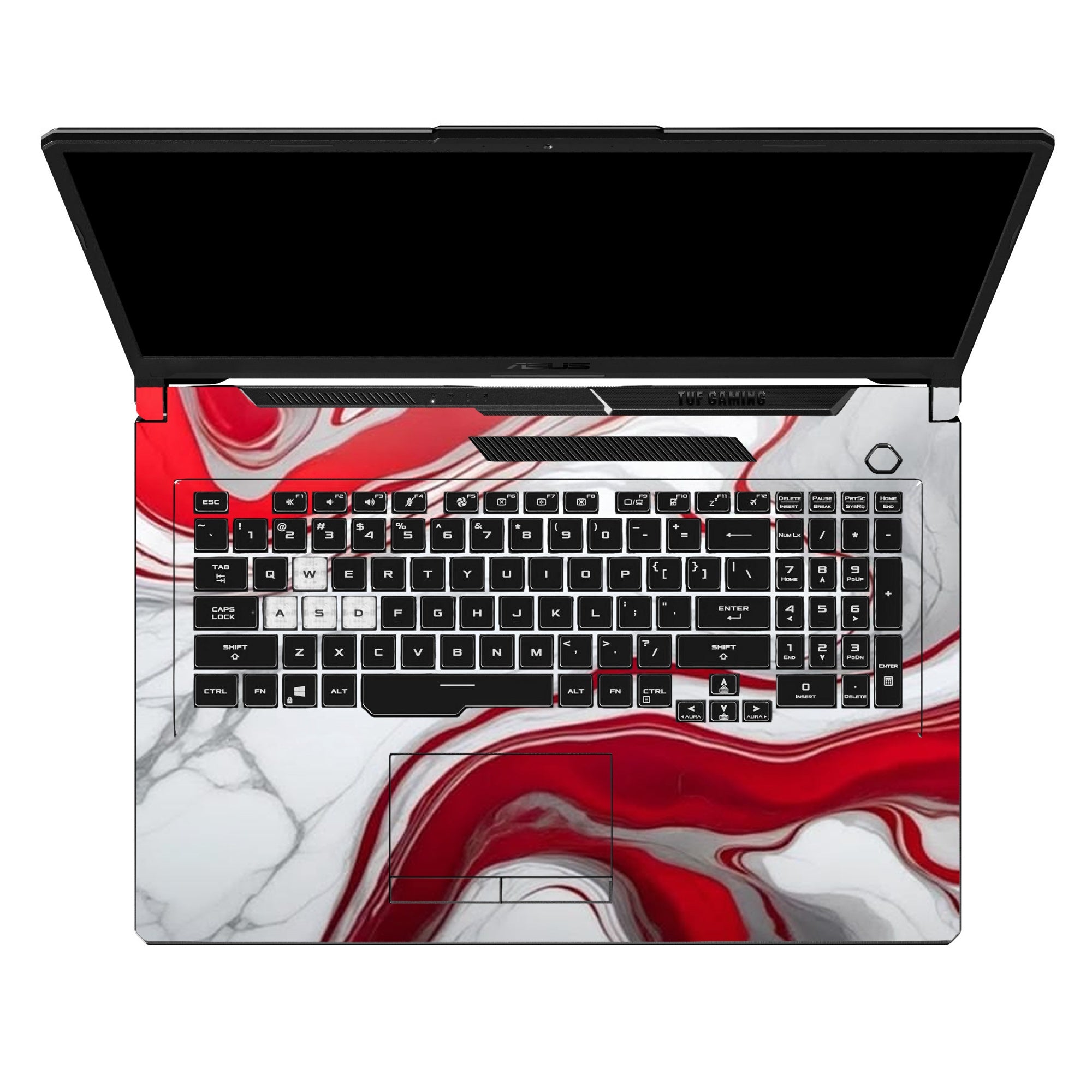 Crimson Ink Marble by Decalz