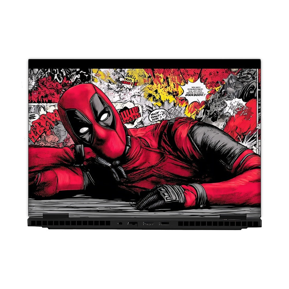 Crimson Comic skin on Hp Omen Gaming 16-AM0241TX by Decalz