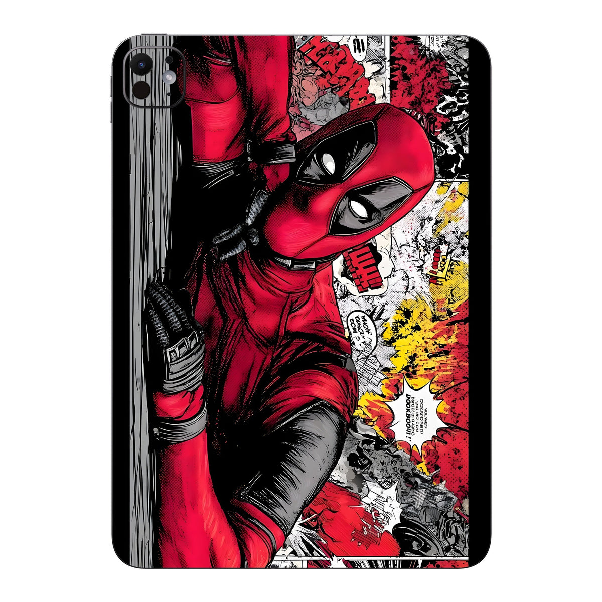 Crimson Comic Strip skin on iPad Pro 11-inch M5 by Decalz