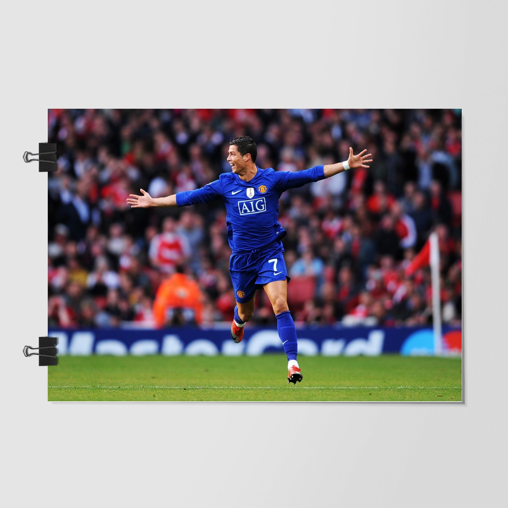 Cristiano Ronaldo Black Night Scene by Decalz