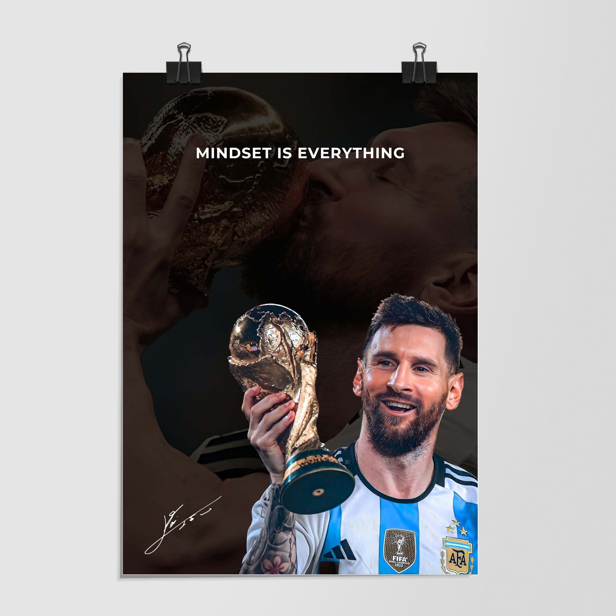 Cristiano Ronaldo Mindset Everything Quote Black by Decalz