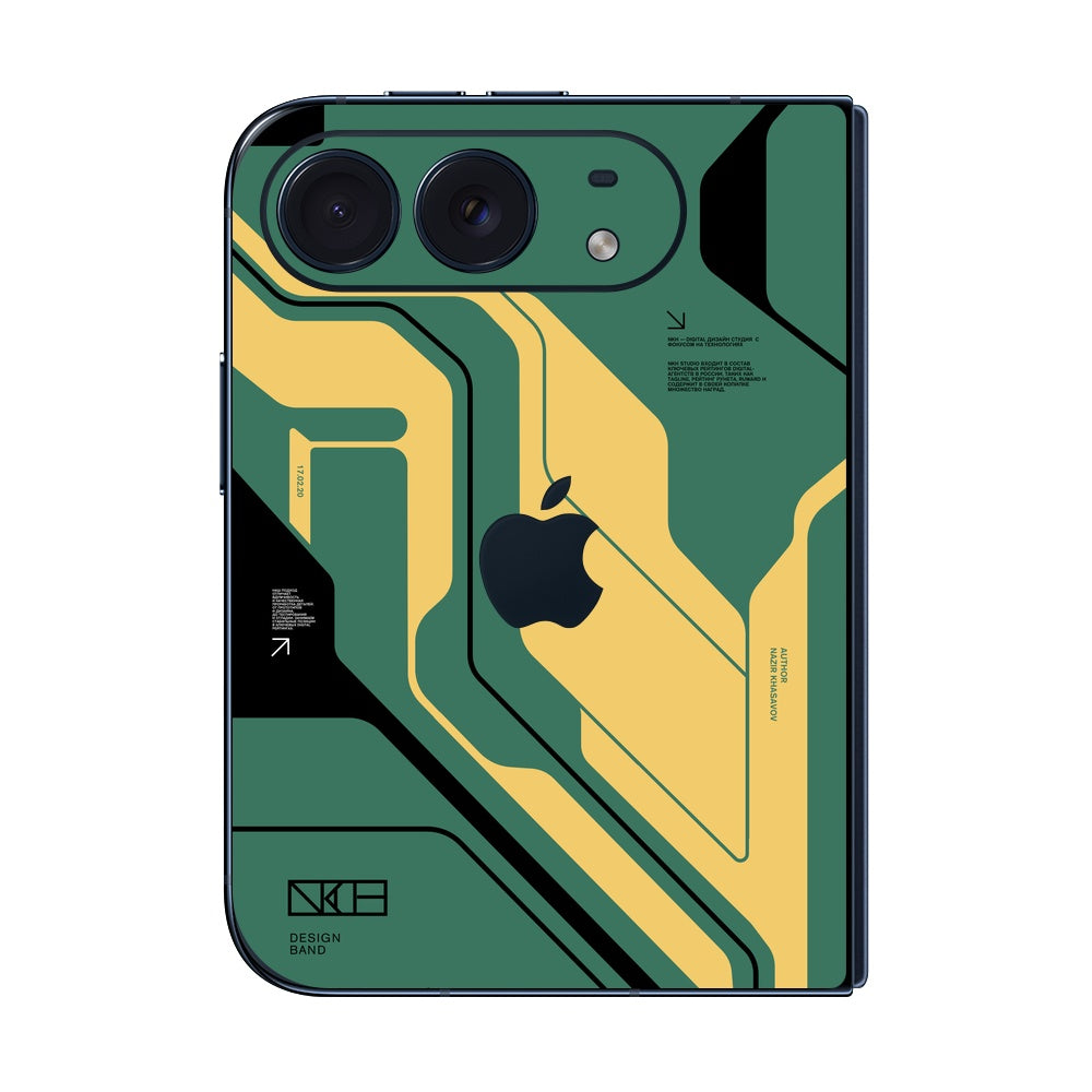 iPhone Duo Circuit Green skin