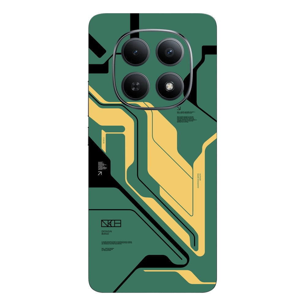 Curcuit Green skin on Redmi Note 15 (5G) by Decalz