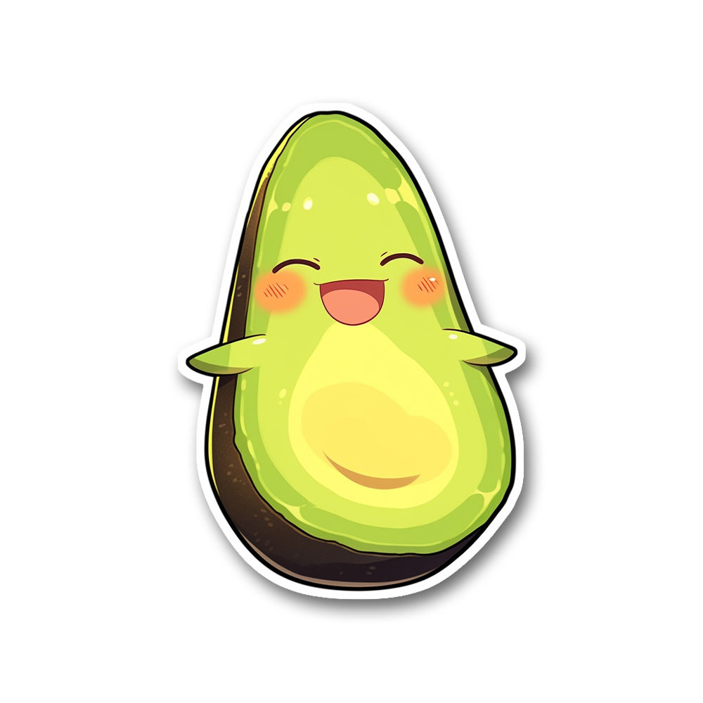 Cute Avocado Aesthetic Sticker