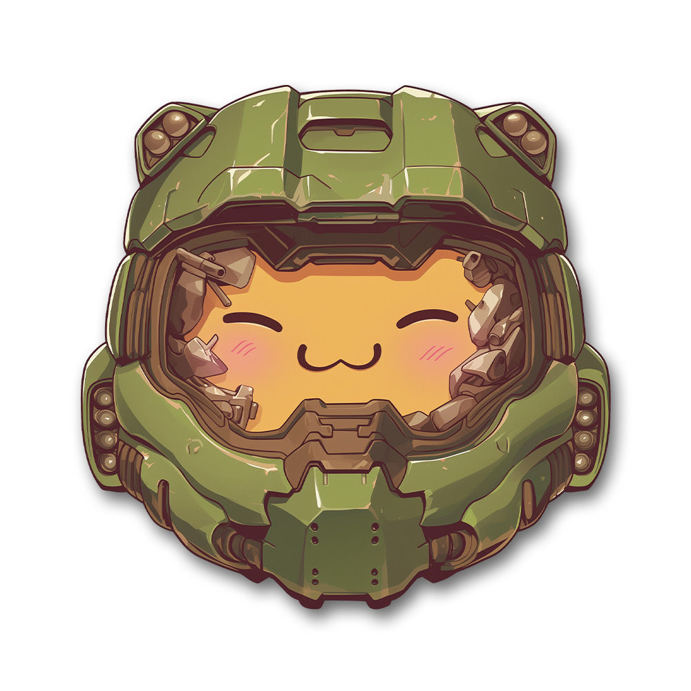 Cute Doom Slayers Helmet Sticker