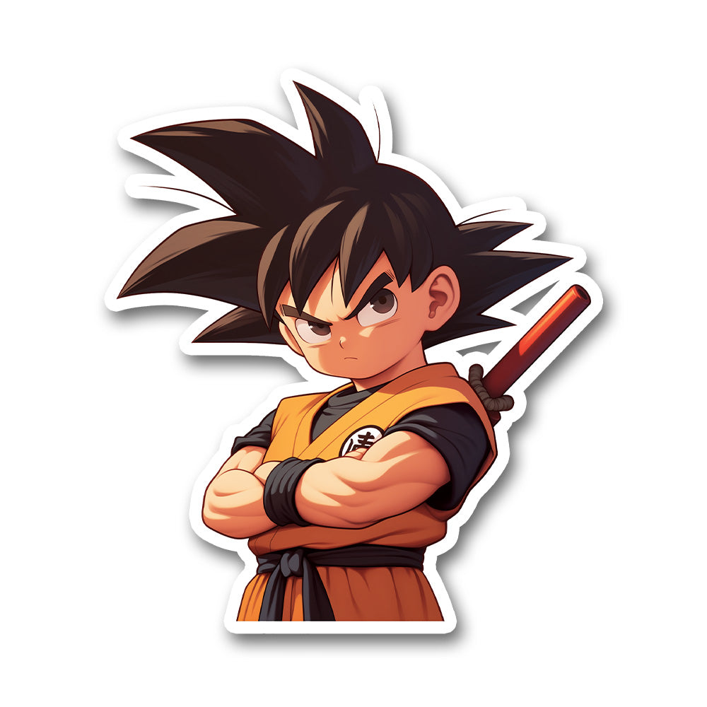 Cute Kid Goku Dragon Ball Sticker