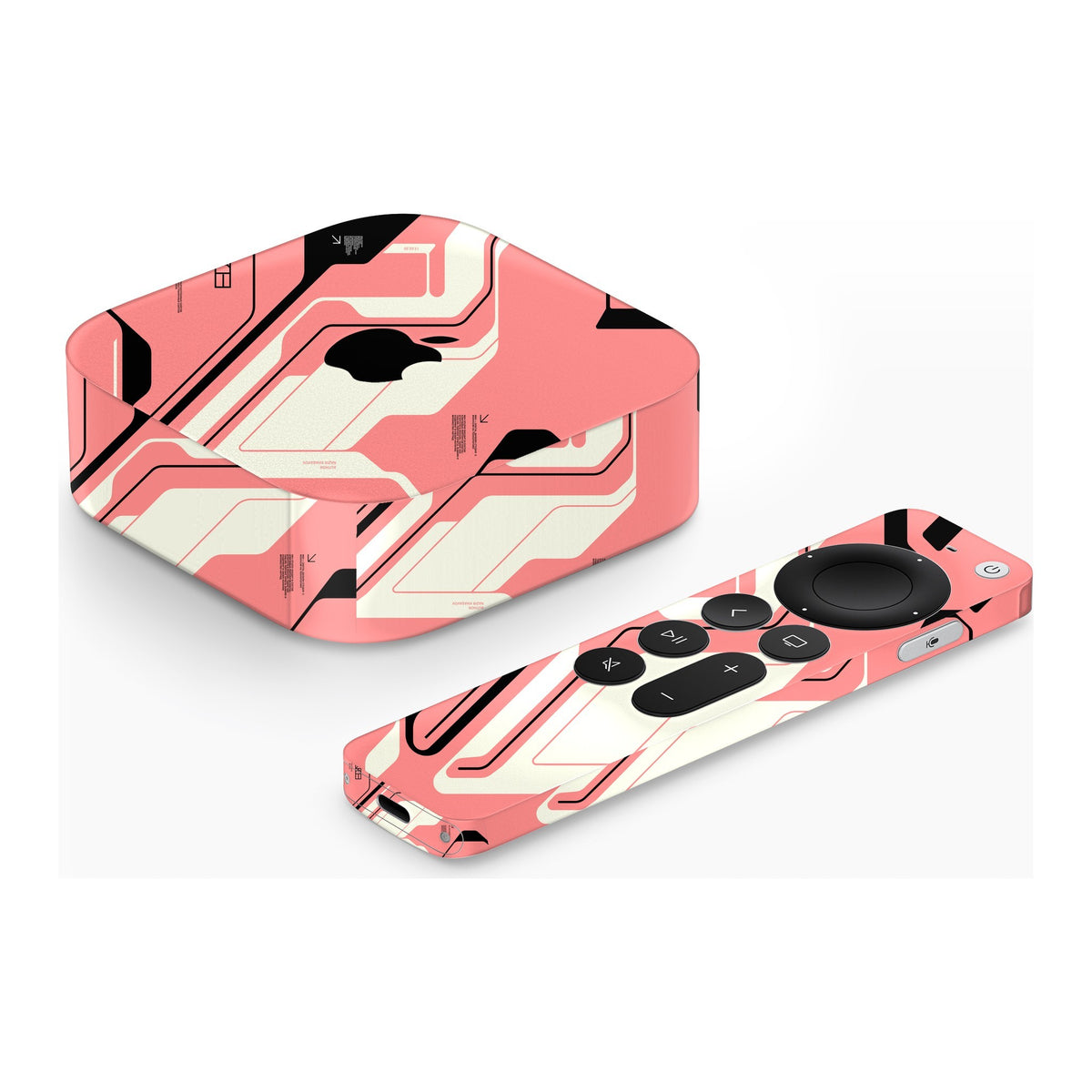 Cyber Pink Apple TV 4K (2022) skin by Decalz