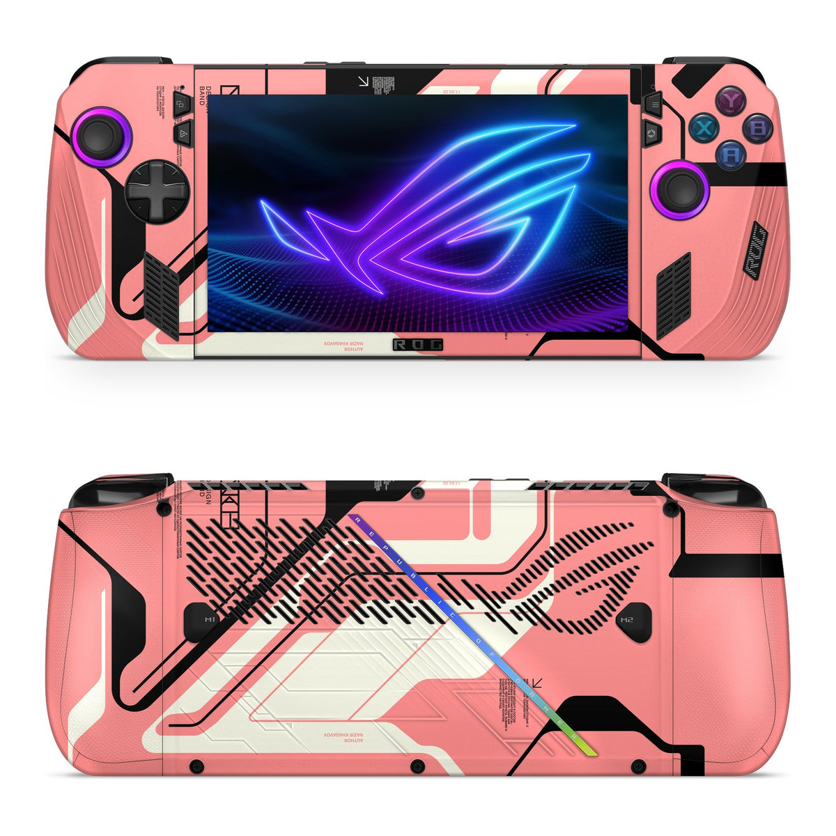 Cyber Pink Asus ROG Xbox Ally X skin by Decalz