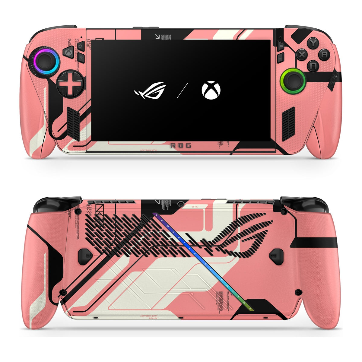 Cyber Pink Asus ROG Xbox Ally skin by Decalz