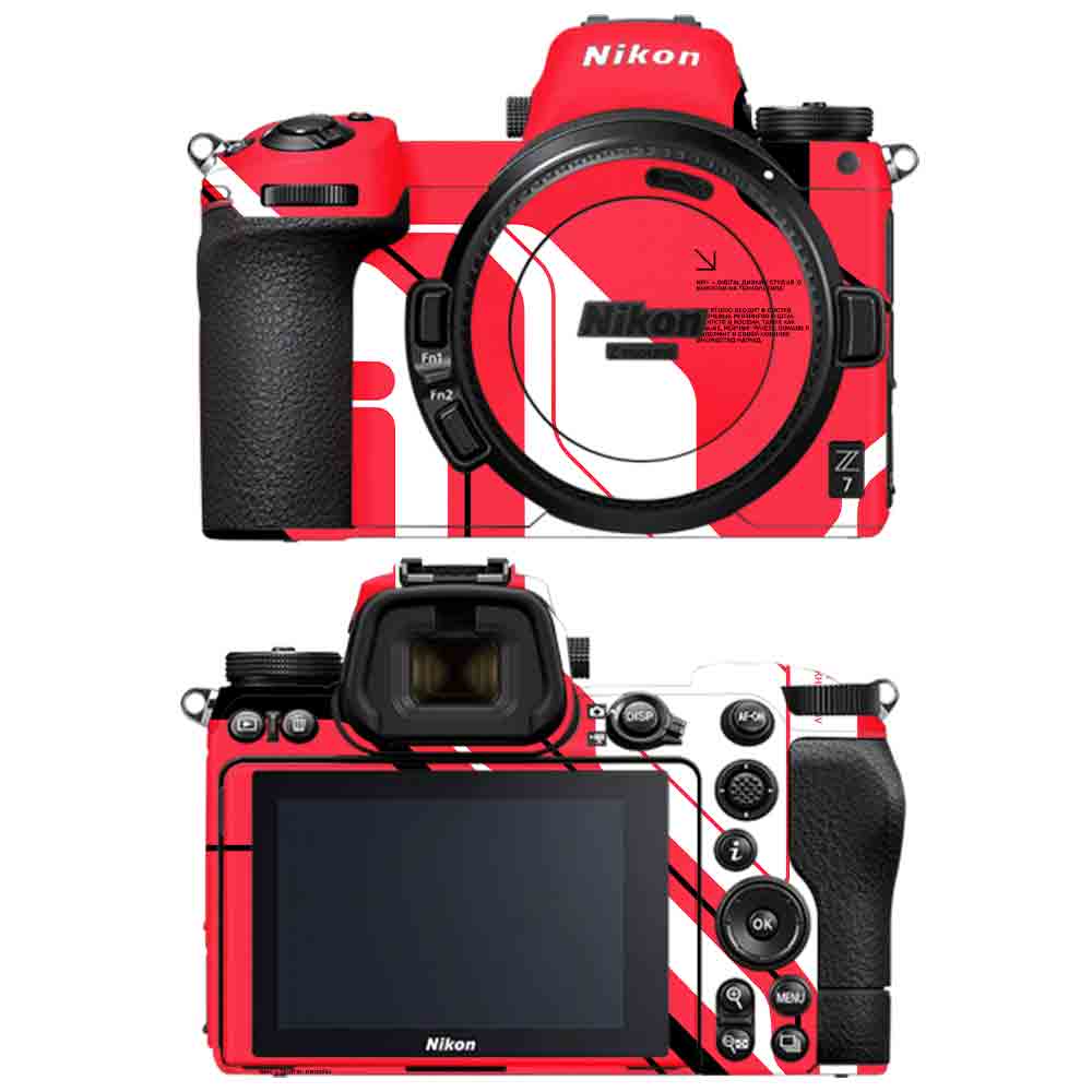 Cyber Red - Nikon Camera Skins