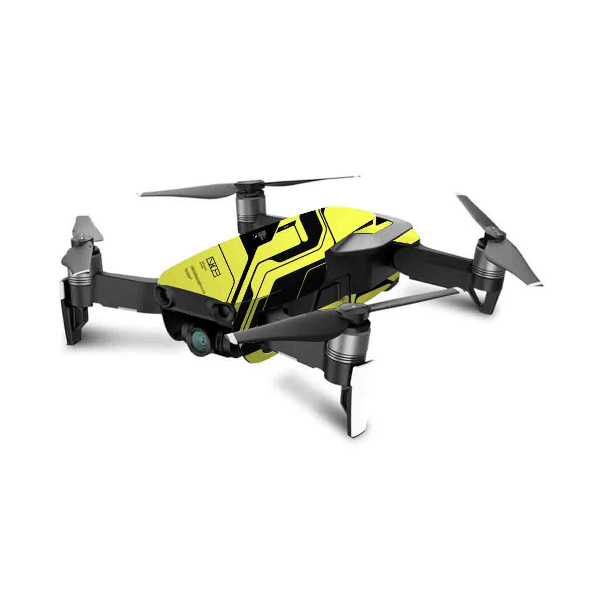 Cyber Yellow Black - Drone Skins