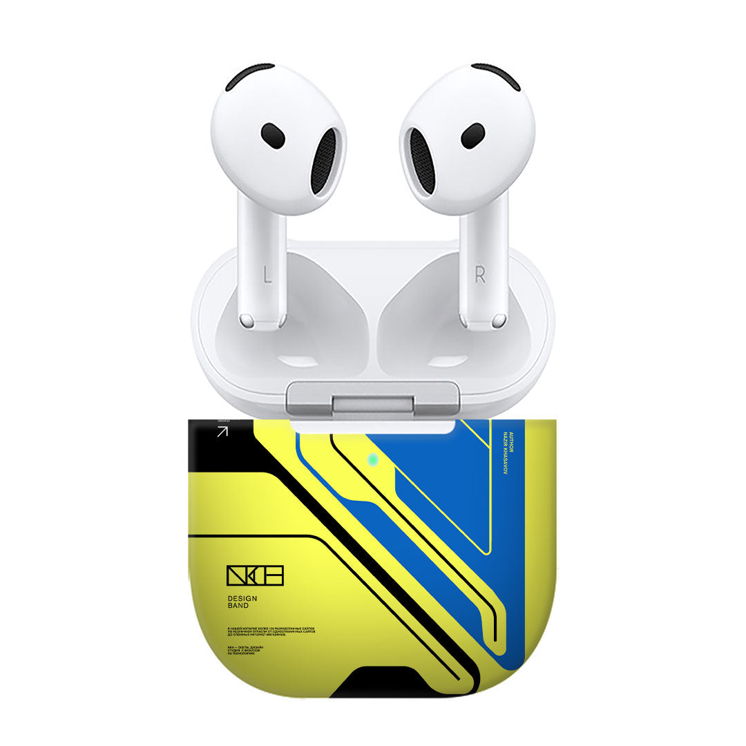 Airpods 4 Cyber Yellow Skins
