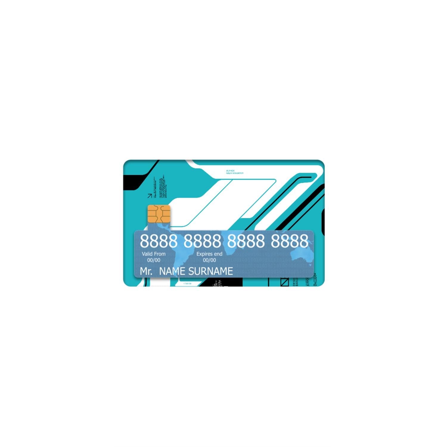 ATM Card Skins & Wraps (With Window)