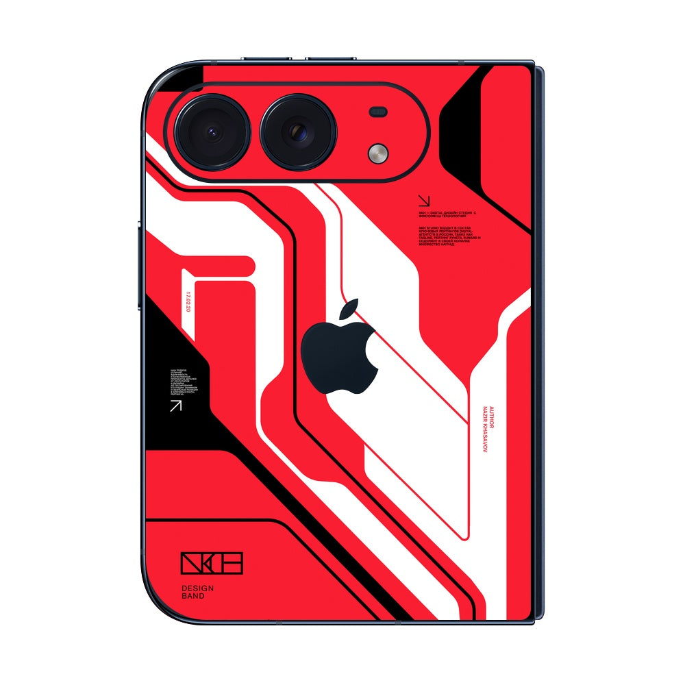 iPhone Duo Cyber Red skin