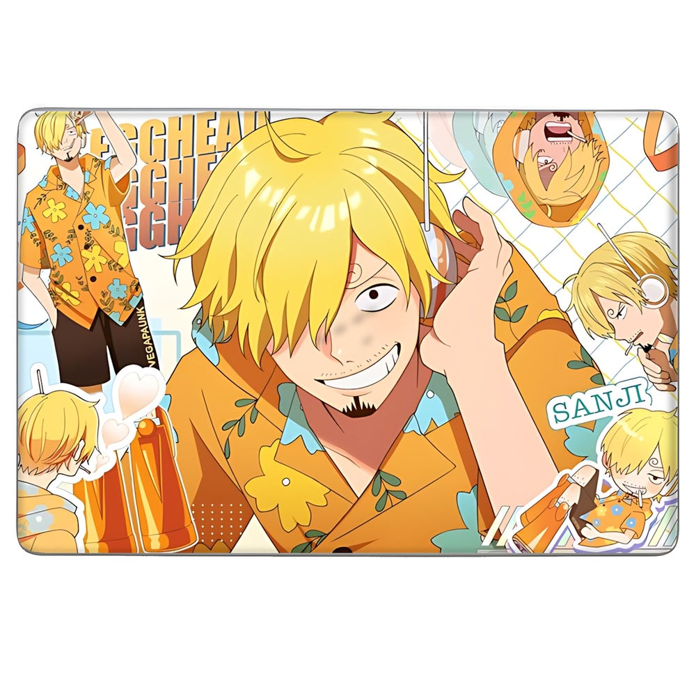 Cyber Summer Sanji skin on Hp Notebook 15s-DU0072TX by Decalz