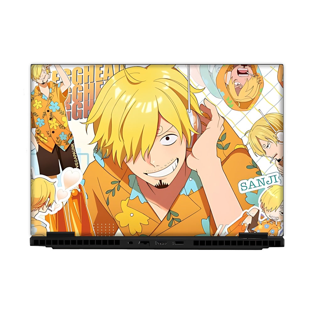 Cyber Summer Sanji skin on Hp Omen Gaming 16-AM0241TX by Decalz