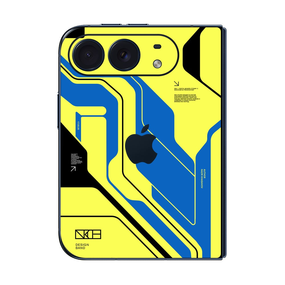 iPhone Duo Cyber Yellow skin