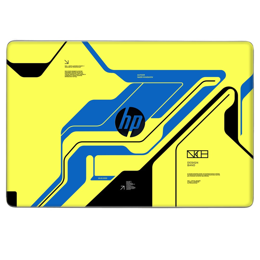 Cyber Yellow skin on Hp Elitebook 725 G3 by Decalz