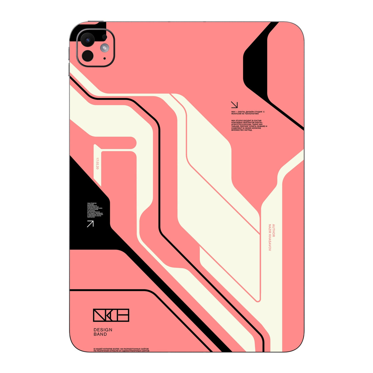 Cyber pink skin on iPad Pro 11-inch M5 by Decalz