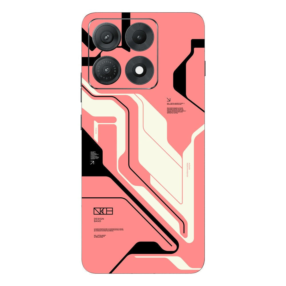 Cyber pink skin on Moto Edge 70 Max (5G) by Decalz