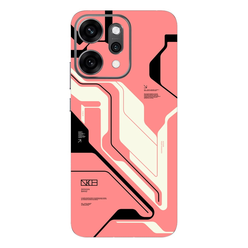 Cyber pink skin on Oppo Reno 14 Pro (5G) by Decalz