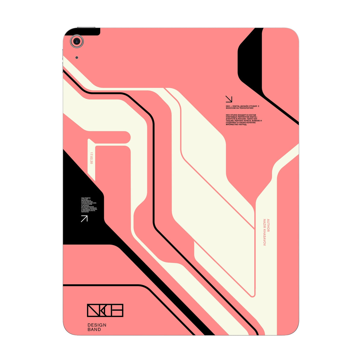 Cyber pink skin on iPad Air 13-inch M3 2025 by Decalz