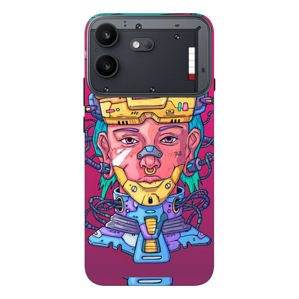 Cyberguy skin on Nothing Phone 4B by Decalz