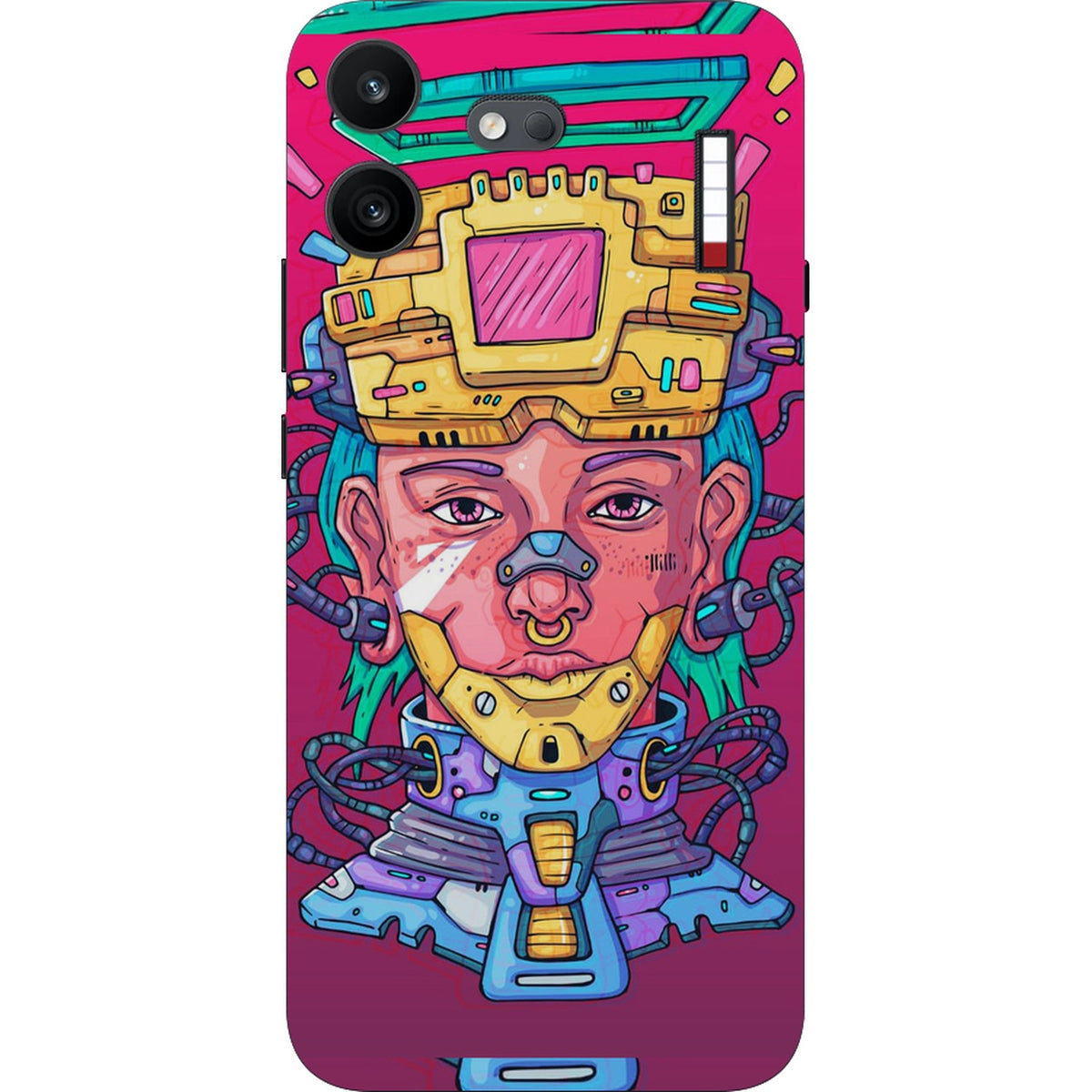 Cyberguy skin on Nothing Phone 4B by Decalz