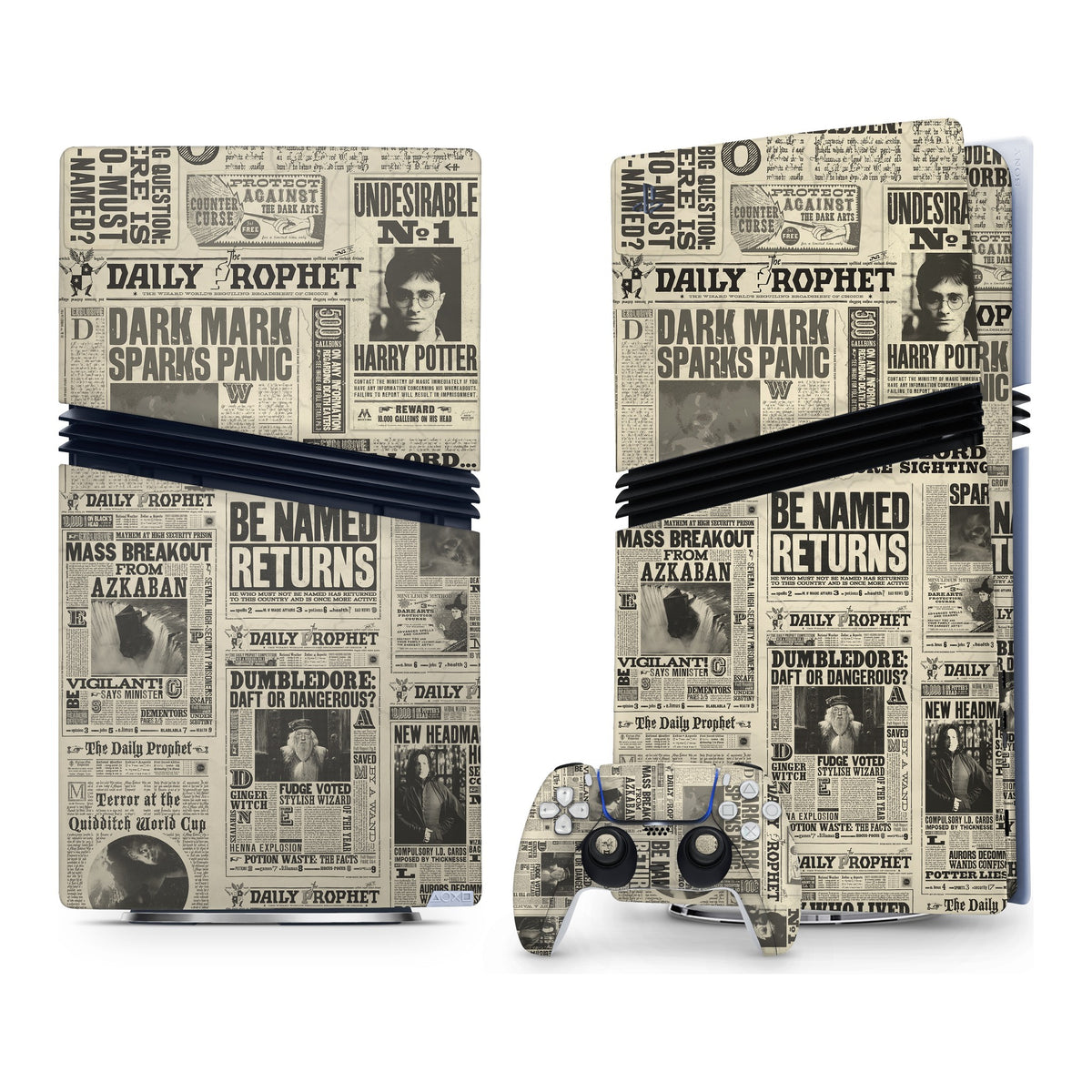 Daily Prophet PlayStation 5 Pro skin by Decalz