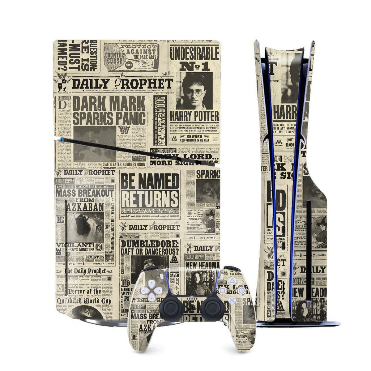 Daily Prophet PlayStation 5 Slim skin by Decalz