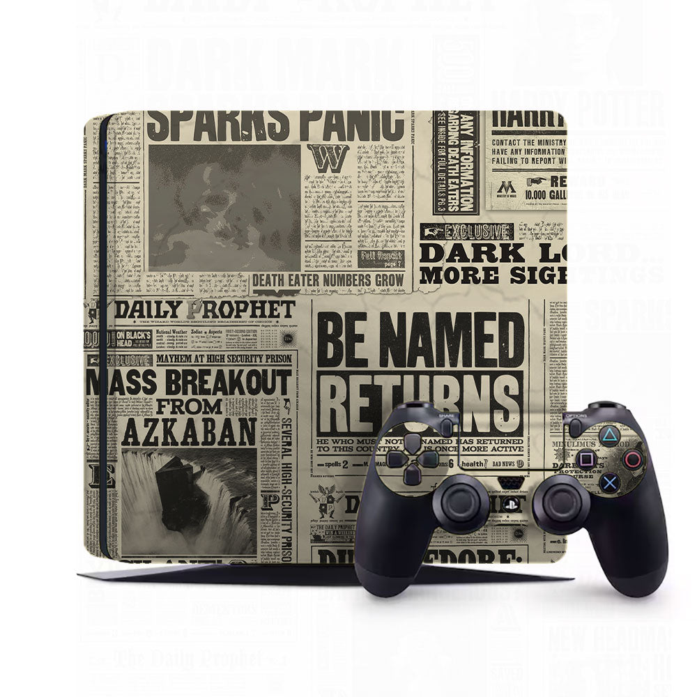 Daily Prophet PlayStation 4 Slim Skins & Wraps