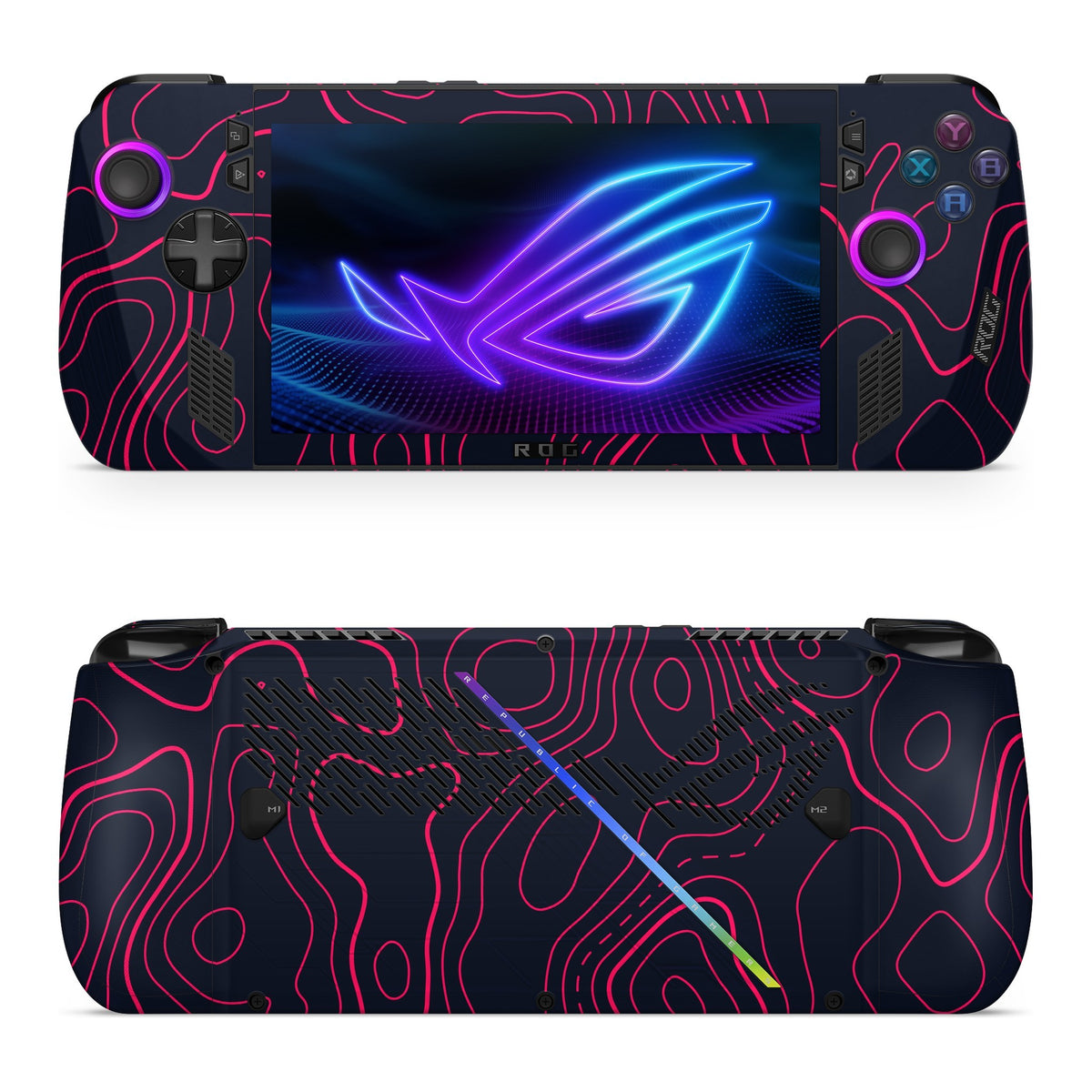 Damascus Asus ROG Xbox Ally X skin by Decalz