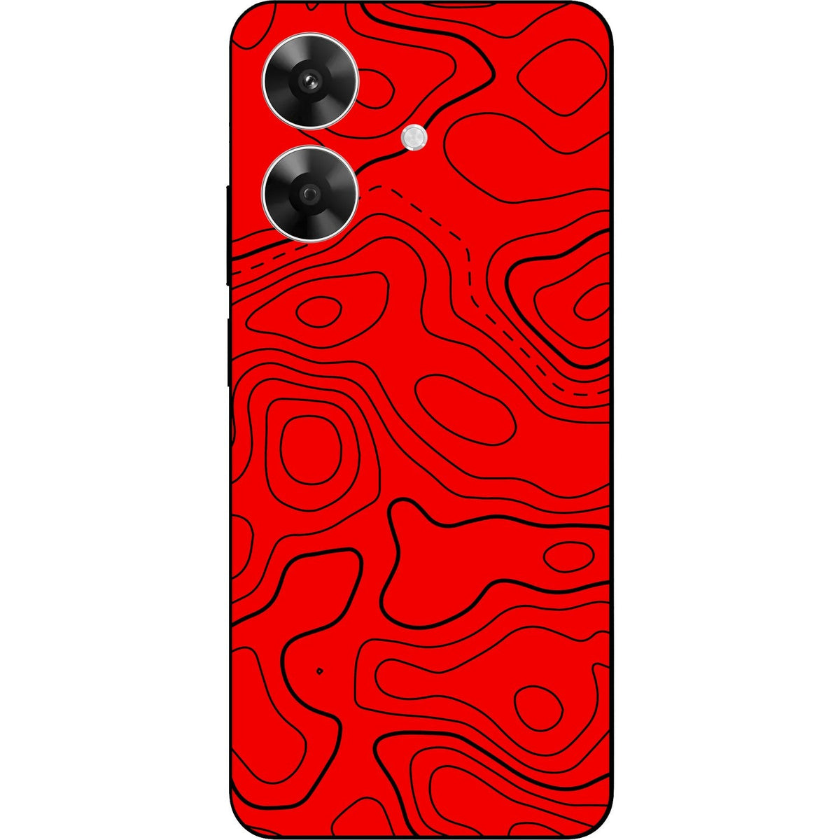 Damascus Red skin on Realme Narzo N61 by Decalz