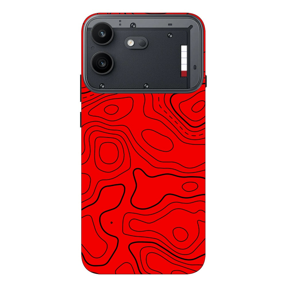 Damascus Red skin on Nothing Phone 4B by Decalz