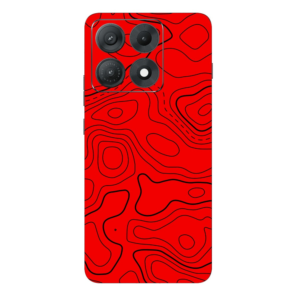 Damascus Red skin on Moto Edge 70 Max (5G) by Decalz